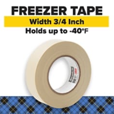 Scotch® Freezer Tape 178, 3/4 in x 1000 in (19 mm x 25,4 mm)