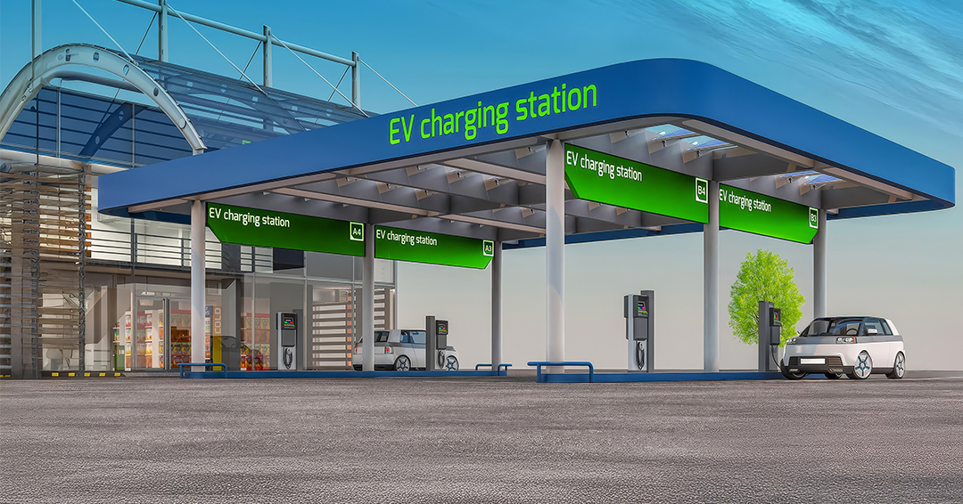 Graphic Wraps for EV Charging Stations