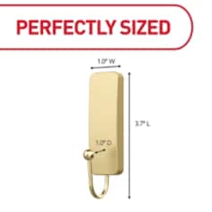 Command™ Perfectly Size Hook. B+ Image Cat No.17036BR. JPG File
