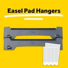 Post-it® Easel Wall Hangers EH559-2PK-V, Two Pack Vertical, 15 in. x 3.25 in. 8 Command Strips