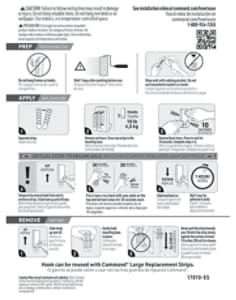 Command™ 17010 es back instructions package jumbo hook main image, large hooks
