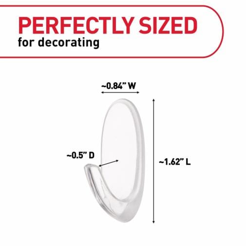 command small sized hooks weight Clear Wire Hooks, 40 Hooks, 48 Strips Life is easier when everything has its place Command Small White Wire Hooks,
