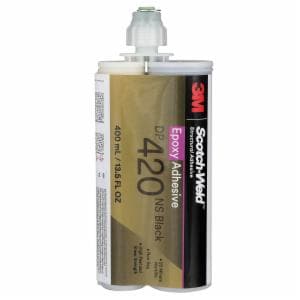 3M™ Scotch-Weld Epoxy Adhesive DP420NS, Black, 400 mL Duo-Pak, 6/Caseimage