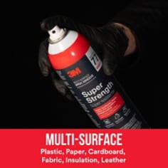 3M™ Super Strength Multi-Surface 77 NAT B+ multi-surface: plastic, paper, cardboard, fabric, insulation and leather