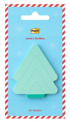 Post-it® Jingle Notes Tree HOL25-JN-TR, 2x2.5in (50.8x63.5mm), 50 sheet