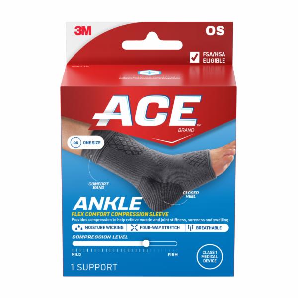 ACE Brand Flex Comfort Compression Ankle Sleeve 208710