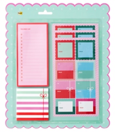 Post-it® Jingle Notes, Hostess HOL25-JN-HOST, 2.5x2.5in (63x63mm) 25 Sheet/Pad and 50 Sheet/Pad