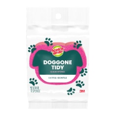 Scotch-Brite® Doggone Tidy Scrub Sponge, DC1-DOG-P25, In Pack, Center