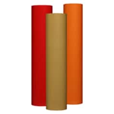 A group of various rolls of 3M Reflective License Plate Sheeting