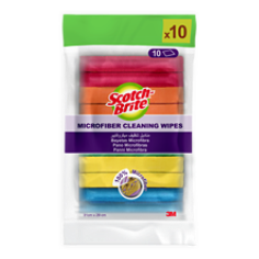 Scotch-Brite™ Microfibre Cleaning Wipes, 10/Pack - CFIP
