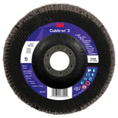3M™ Cubitron™ 3 Flap Disc 1169F, 80+, T27, 125 mm x 22.23 mm