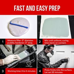 Bondo® B plus image refresh, Enhanced content. Fast and easy prep.