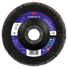3M™ Cubitron™ 3 Flap Disc 1169F, 40+, T27, 125 mm x 22.23 mm