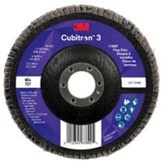 3M™ Cubitron™ 3 Flap Disc 1169F, 60+, T27, 5 in x 7/8 in