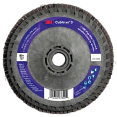 3M™ Cubitron™ 3 Flap Disc 1169F, 80+, T27 Quick Change, 4-1/2 in x 5/8 in-11
