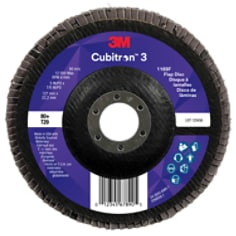 3M™ Cubitron™ 3 Flap Disc 1169F, 80+, T29, 5 in x 7/8 in