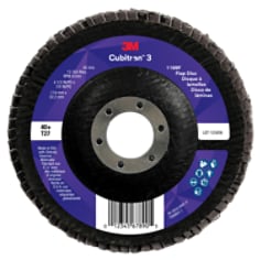 3M™ Cubitron™ 3 Flap Disc 1169F, 40+, T27, 4-1/2 in x 7/8 in