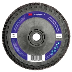 3M™ Cubitron™ 3 Flap Disc 1169F, 40+, T27 Quick Change, 4-1/2 in x 5/8 in-11