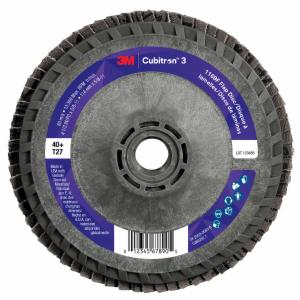 3M™ Cubitron 3 Flap Disc 1169F, 40+, T27-Flat Quick Change, 4-1/2 in x 5/8 in-11, 10 ea/Case, Single Pack image 3M™ Cubitron 3 Flap Disc 1169F, 40+, T27-Flat Quick Change, 4-1/2 in x 5/8 in-11, 10 ea/Case, Single Packimage