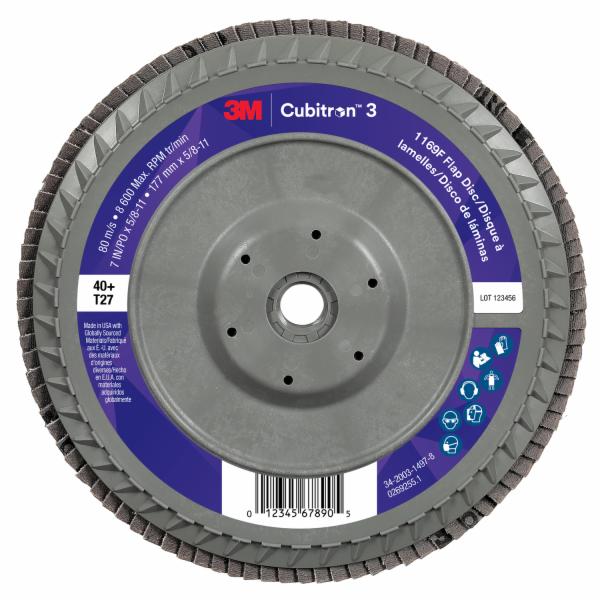 ™ Cubitron 3 Flap Disc 1169F