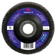 3M™ Cubitron™ 3 Flap Disc 1169F, 60+, T29, 4-1/2 in x 7/8 in