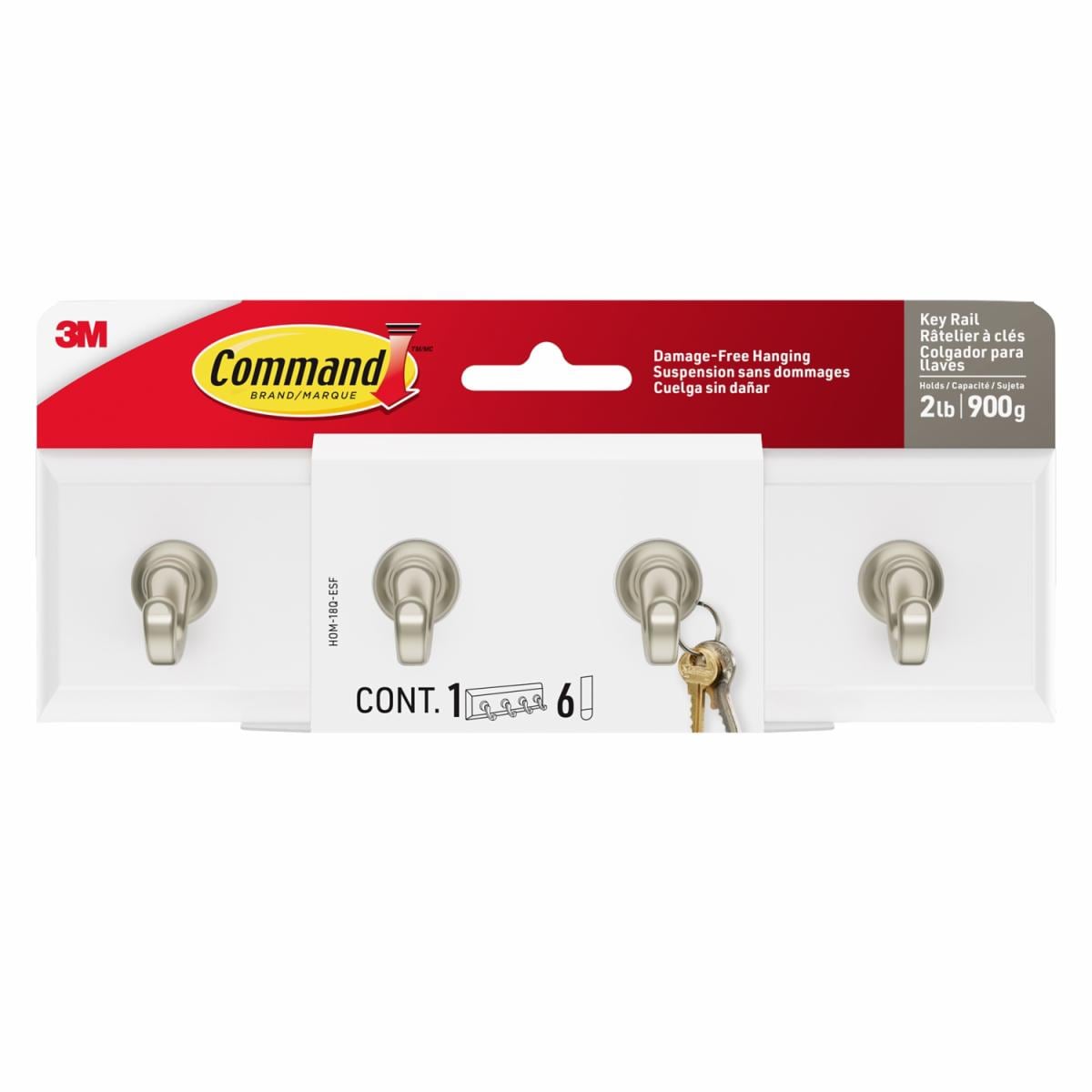 Command Quartz Key Rail HOM-18Q-ESF