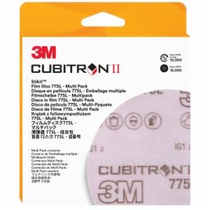 3M™ Cubitron II Stikit Film Disc 775L, Multi-Grade 500+ – 1000+ 3MIL, 5 in, Die 500X, 12/Pack, 20/Case, Multi-packimage