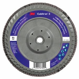 3M™ Cubitron 3 Flap Disc 1169F, 40+, T27-Flat Quick Change, 6 in x 5/8 in-11, 5 ea/Caseimage