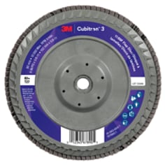3M™ Cubitron™ 3 Flap Disc 1169F, 80+, T27 Quick Change, 6 in x 5/8 in-11