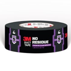 3M™ No Residue Duct Tape, 1.88 in x 20 yd, Main Image 1, Product single image, 6 months clean removal
