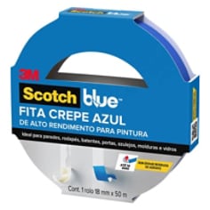 Product shot ScotchBlue Tape 18mmx50m with new packaging