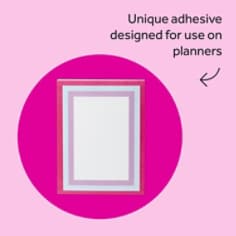 Post-it® Mini List Notes W25-34-1, Pink-Blue-Purple, 2.9 x 3.8 (73 mm x 96 mm),