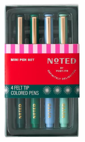 Post-it Noted HHW25-MPEN-2, Mini Pen Set, Cool, 4 Pensimage