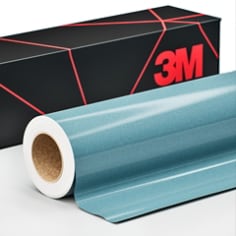 3M™ Protection Wrap Film box and roll image G137 Gloss Frozen Blue Metallic