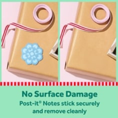 Post-it® Jingle Notes Snow Flake HOL25-JN-SF, B+ Image 04