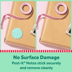 Post-it® Jingle Notes Candy HOL25-JN2-CY, B+ Image 04