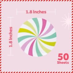 Post-it® Jingle Notes Candy HOL25-JN-CY, B+ Image 01