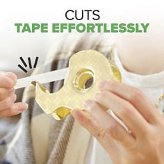 Scotch® Magic™ Tape Gold, 123R-G100, 3/4 in x 550 in, B+ Image 4