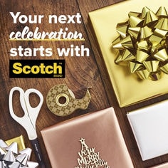 Scotch® Magic™ Tape Gold, 123R-G100, 3/4 in x 550 in, B+ Image 9