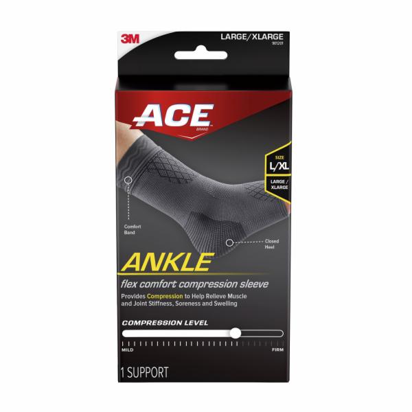 ACE Brand Flex Comfort Compression Ankle Sleeve 901201