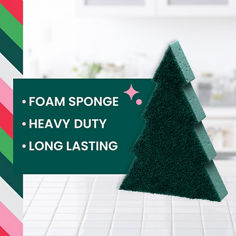 Scotch-Brite® Holiday Heavy Duty Scrub Sponge HD1-H24, B+ Image 01