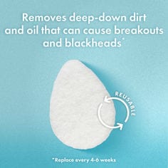 Buf-puf™ regular Facial Sponge 910-06 bplus 4 image, key visuals, cleans away make up, dirt and excess oil