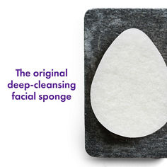 Buf-puf™ regular Facial Sponge 910-06 bplus 9 image, key visuals, cleans away make up, dirt and excess oil