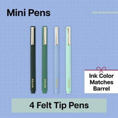 Post-it® Noted HHW25-MPEN-2, Mini Pen Set Cool, B+ Image 01