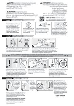 Command™ 17086-AWESF Terrace Hook back package Instructions, english/french/spanish