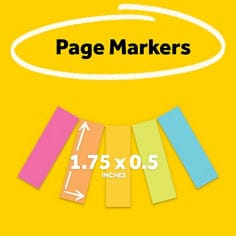 Post-it® Page Marker 670-5AF, B+ Image 01