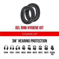 3M™ Hearing Protection bplus replacement ring gel image, gel ring hygiene kit