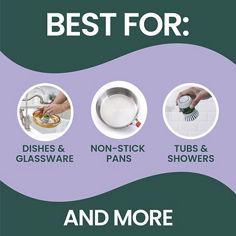 Scotch-Brite® Soap-Dispensing Palm Brush 495, A+ Best For