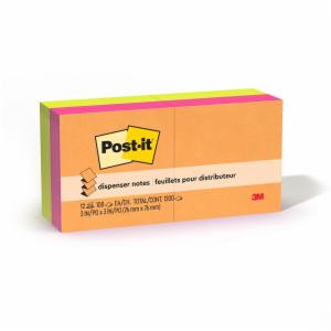 Post-it Pop-up Notes R330-N-ALT, Alternating Colors, 3 in x 3 in (76 mm x 76 mm), 100% PEFC, SGSCH-PEFC-COC-110078image