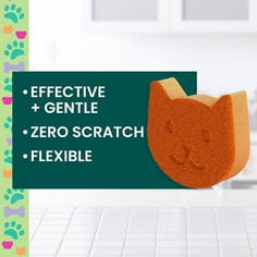 Scotch-Brite Cat Non-Scratch Sponge, NS1-CAT-P25, B+ Image 01